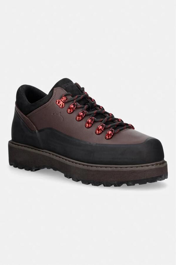 Diemme Bruin Leren Veterschoenen met Panelen - Foto 2