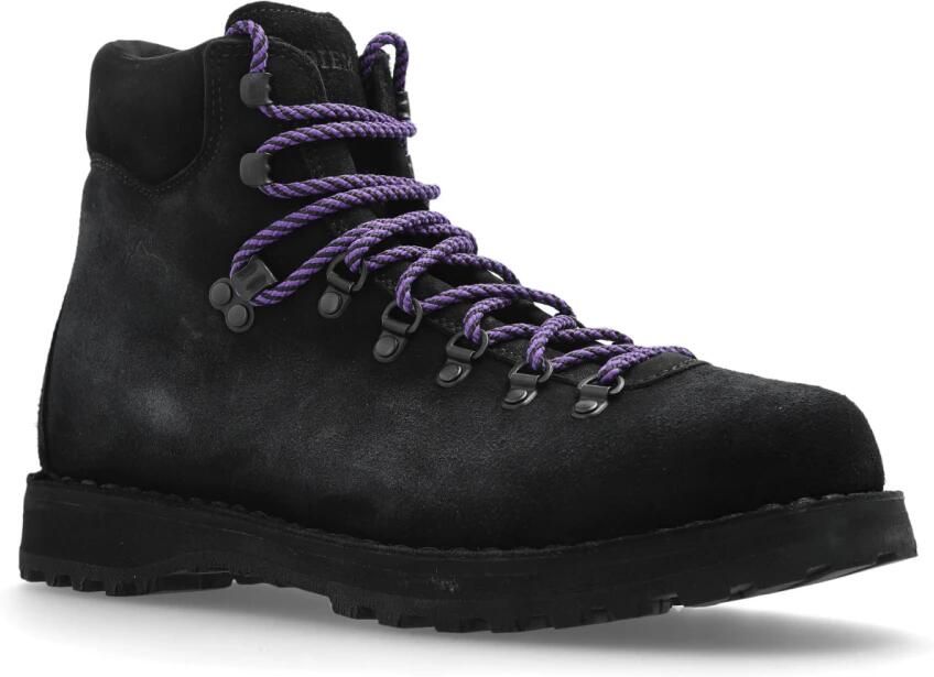 Diemme Zwarte Suède Veterschoenen voor de Enkel Black Heren - Foto 4