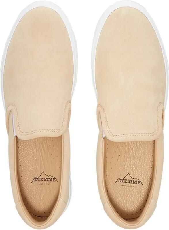 Diemme Slip-On Sand Suède Sneakers Beige Heren