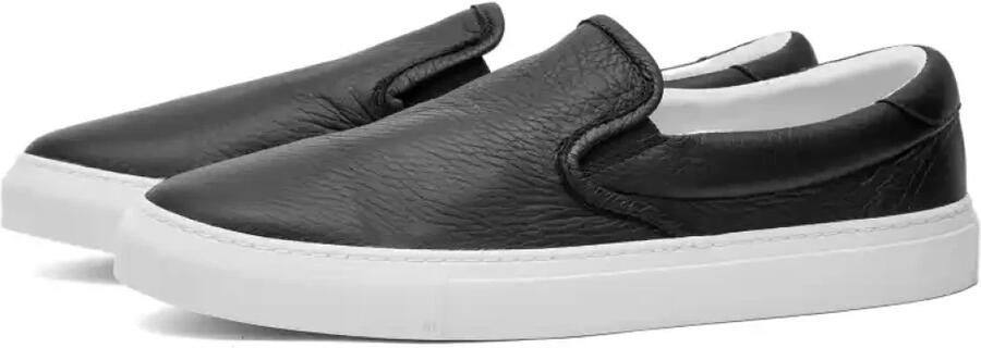 Diemme Zwarte Nappa Leren Slip-On Sneakers