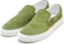 Diemme Garda Slip-On Tendril Groen Suède Sneakers Groen Heren - Thumbnail 1