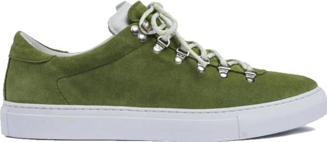 Diemme Marostica Low Tendril Green Suede Sneakers Groen Heren