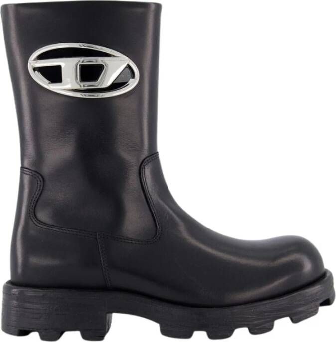 Diesel Biker Boot in zwart Hammer-stijl