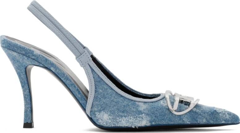 Diesel Blauwe Katoenen D-Venus Pumps