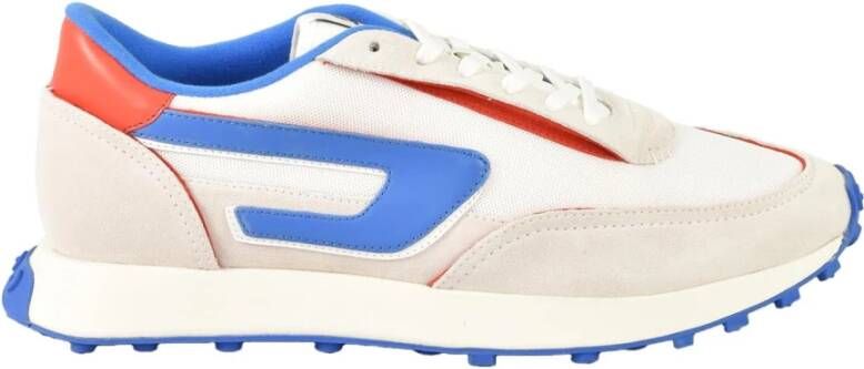 Diesel Witte Blauwe Sneakers voor Heren Black Heren