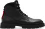 Diesel D-Troit BT Lace-up boots with tape tag Black Heren - Thumbnail 1