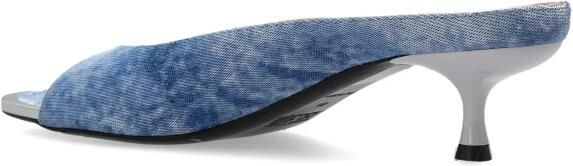 Diesel D-Diam's-Low denim muiltje met zwevende ovale D - Foto 6