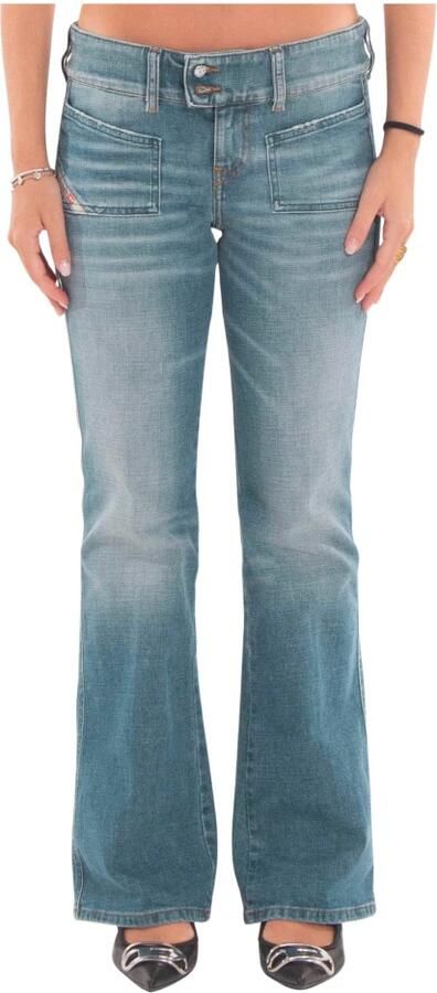 Diesel Blauwe Bootcut Jeans Aw25 Stijlvol Stiksel - Foto 3