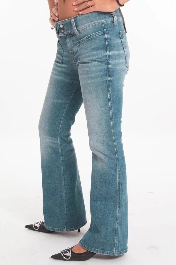 Diesel Blauwe Bootcut Jeans Aw25 Stijlvol Stiksel - Foto 2