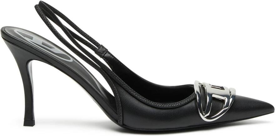 Diesel Nappa Leren Slingback Stiletto Pumps Black Dames