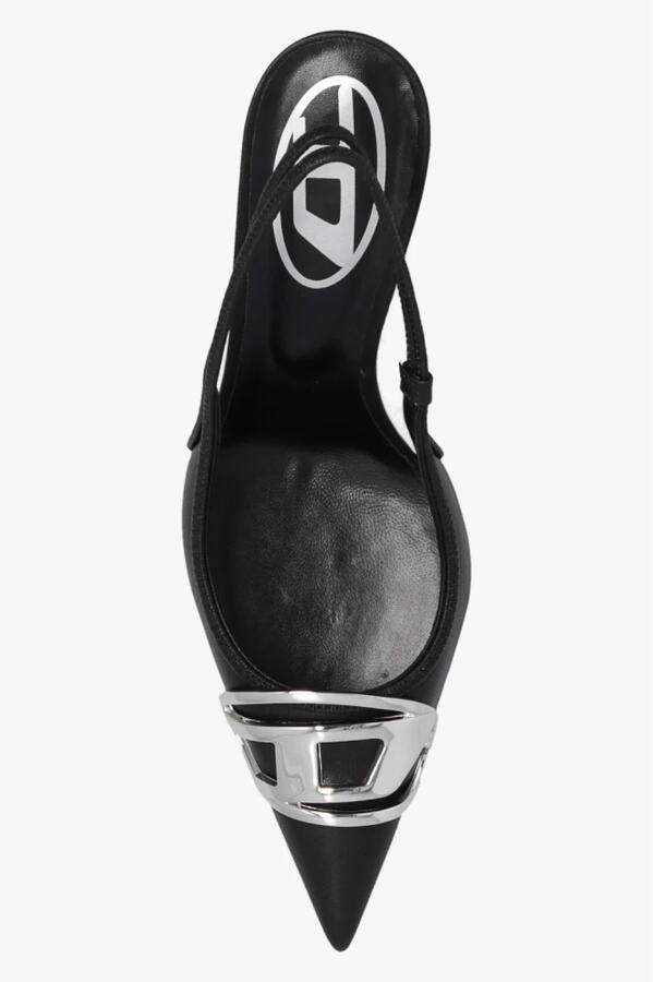 Diesel Nappa Leren Slingback Stiletto Pumps Black Dames