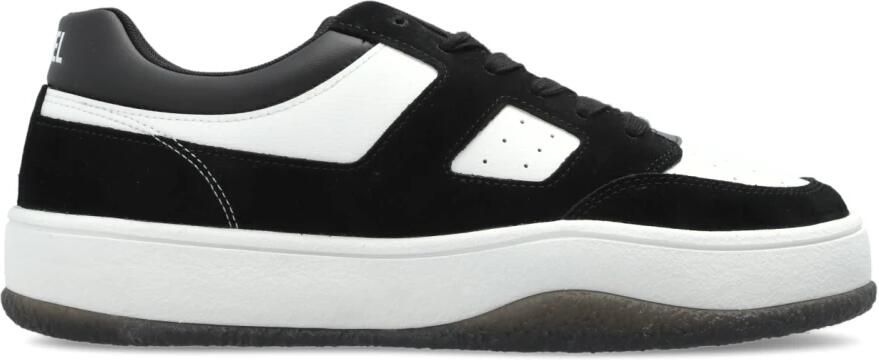 DIESEL Sneakers laag 'S-D-LONG' zwart wit