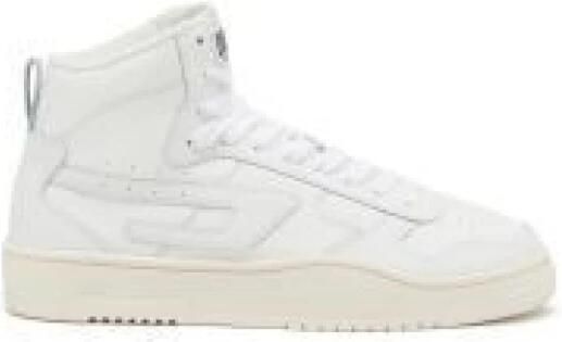 Diesel S-Ukiyo V2 Mid High-top sneakers with D branding White Heren - Foto 3