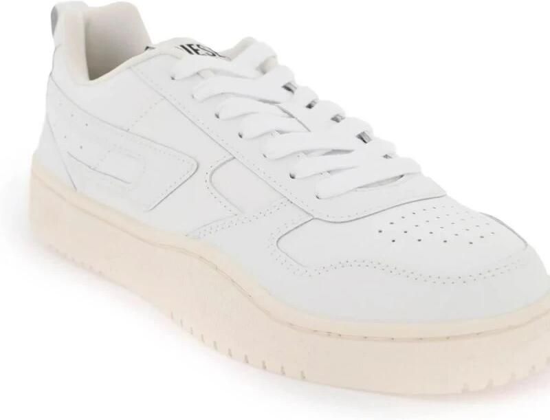 Diesel S-Ukiyo V2 Low Lage sneakers van leer White Heren