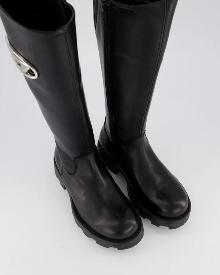 Diesel Zwarte Hammerlaarzen voor vrouwen