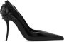 Diesel Zwarte Leren Pumps met Puntige Neus en Stiletto Hak Black Dames - Thumbnail 3