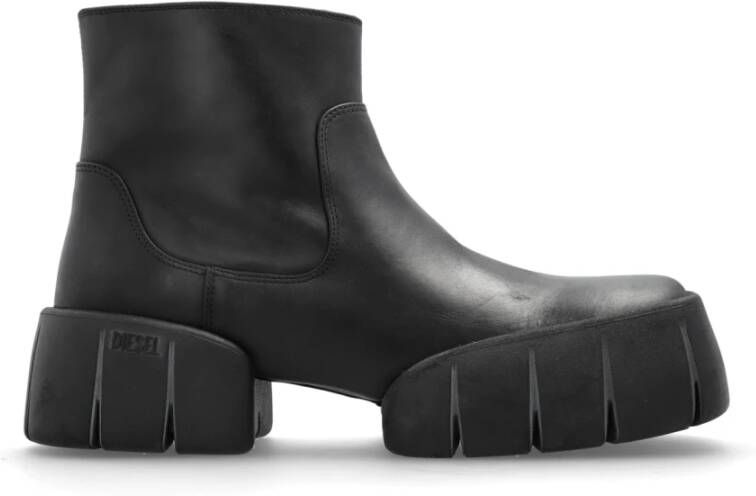 Diesel Leren enkellaarzen D-Tex BT