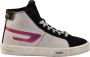Diesel Leren Sneakers met Rubberen Zool - Thumbnail 1