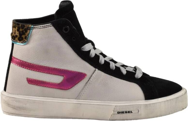 Diesel Leren Sneakers met Rubberen Zool