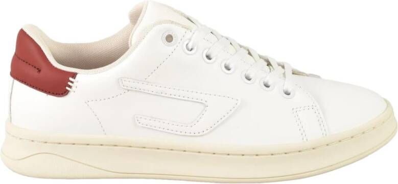 Diesel Leren Sneakers met Rubberen Zool