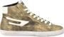Diesel Beige Sneakers voor Heren Groen Heren - Thumbnail 3