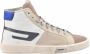 Diesel Leren Sneakers met Rubberen Zool Multicolor Heren - Thumbnail 1