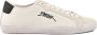 Diesel Leren Sneakers met Rubberen Zool White - Thumbnail 5