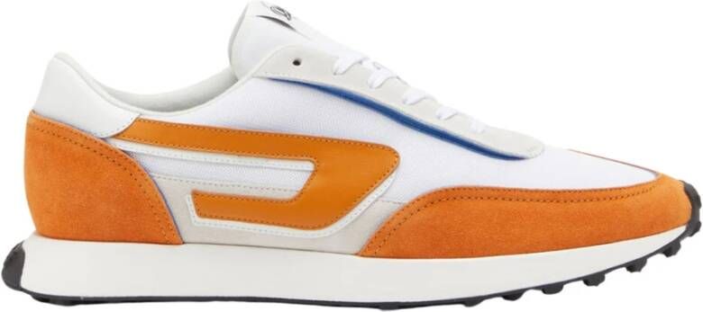 Diesel Mesh & Suède Sneakers Multicolor Heren