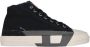 Diesel Mid-Top Canvas Sneakers Grijs - Thumbnail 1