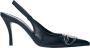 Diesel Nappa Leren Slingback Stiletto Pumps Black Dames - Thumbnail 1