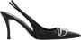 Diesel Nappa Leren Slingback Stiletto Pumps Black Dames - Thumbnail 1