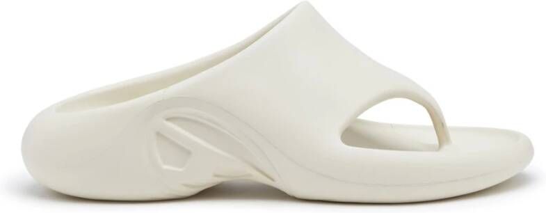 Diesel Rubber muiltjes flip-flop White Heren