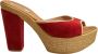 Diesel Rustieke Moderne Hoge Hak Sandalen - Thumbnail 1