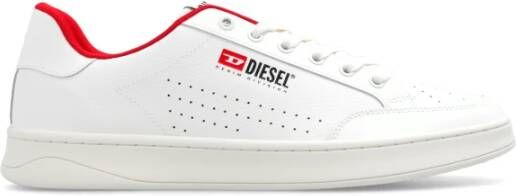 Diesel S-Athene Vtg Retro sneakers in perforated leather White Heren