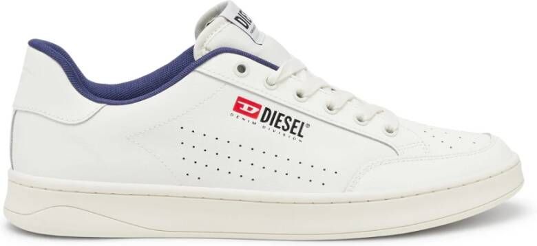 Diesel S-Athene Vtg Retro sneakers in perforated leather White Heren
