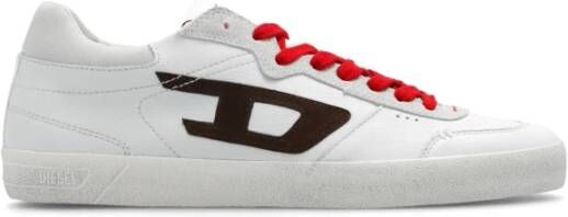 Diesel S-Leroji Low Distressed sneakers in leather and suede White Heren