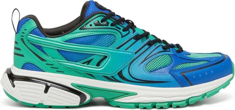 Diesel S-Serendipity Pro-X1 Dégradé sneakers in mesh and leather Blue - Foto 2