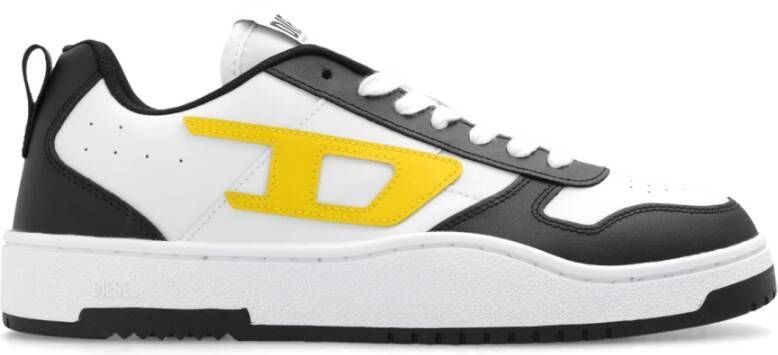 Diesel S-Ukiyo V2 Low-top sneakers in leather and nylon White Heren
