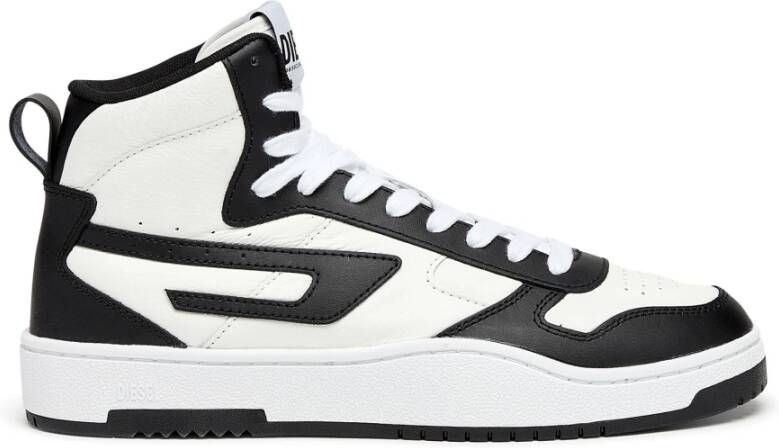 Diesel S-Ukiyo V2 Mid High-top sneakers with D branding White Heren