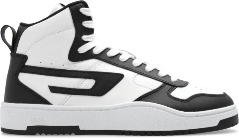 Diesel S-Ukiyo V2 Mid High-top sneakers with D branding White Heren