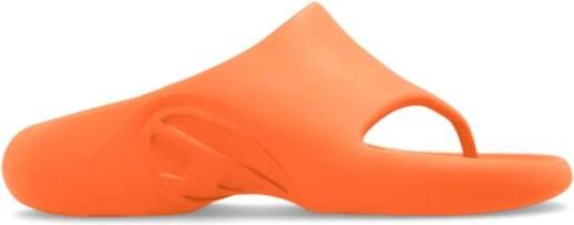 Diesel Rubber muiltjes flip-flop Orange Unisex
