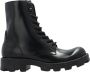 Diesel D-Hammer BT W Combat boots in glossed leather Black Dames - Thumbnail 1
