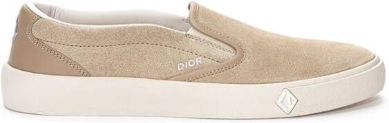 Dior Beige Lederen Sneaker Beige Dames