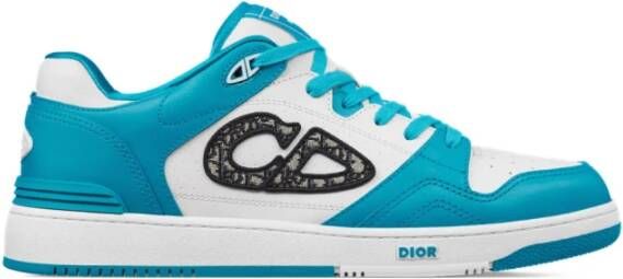 Dior Blauw Wit Low-Top Heren Sneakers