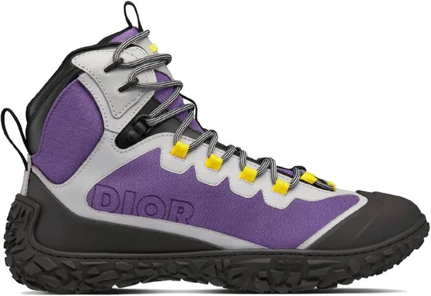 Dior Wandel enkellaarzen met rubberen zool Purple
