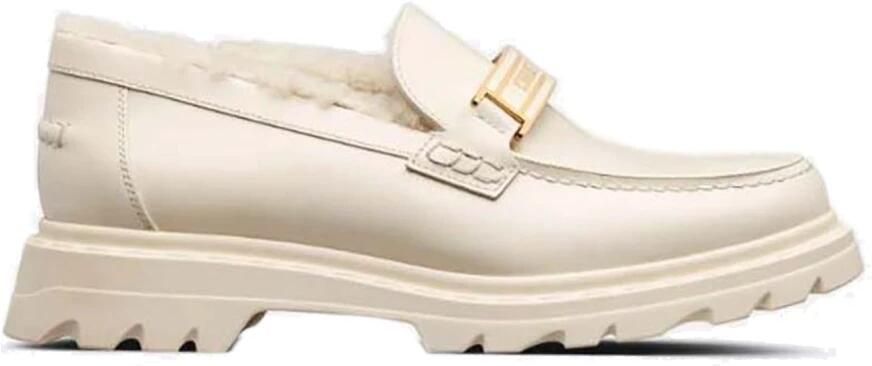 Dior Leren Loafers Shearling Binnenzool Rubber Zool - Foto 3