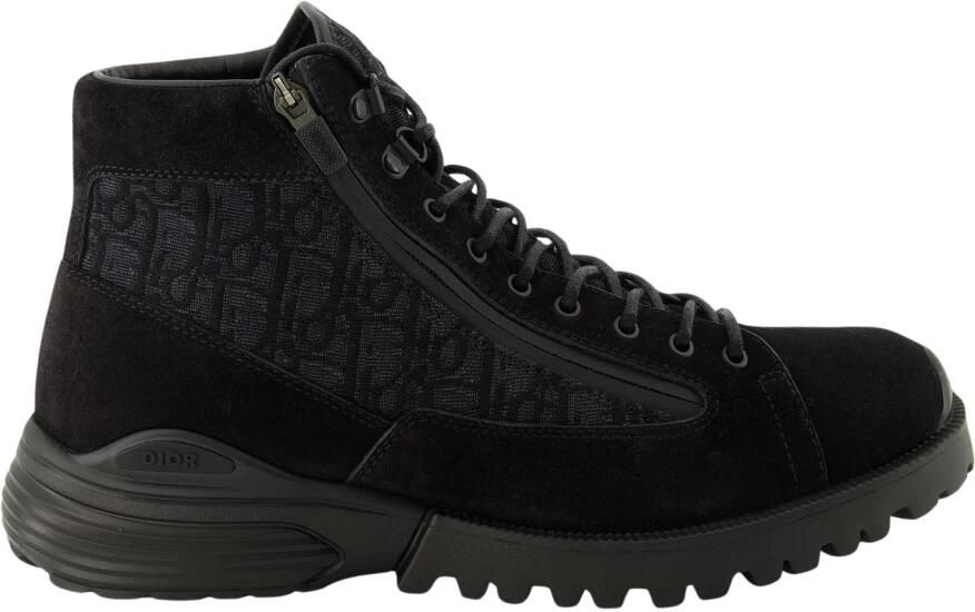 Dior Oblique Lace-up Boots