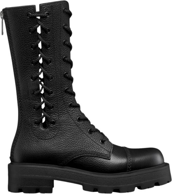 Dior Goudkleurige Enkellaars met Sterzool