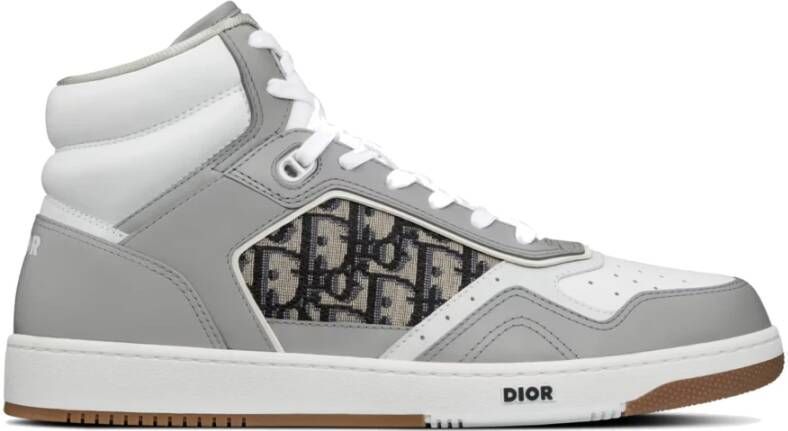 Dior Grijze Sneakers Ss22 Leer Rubber Multicolor Heren