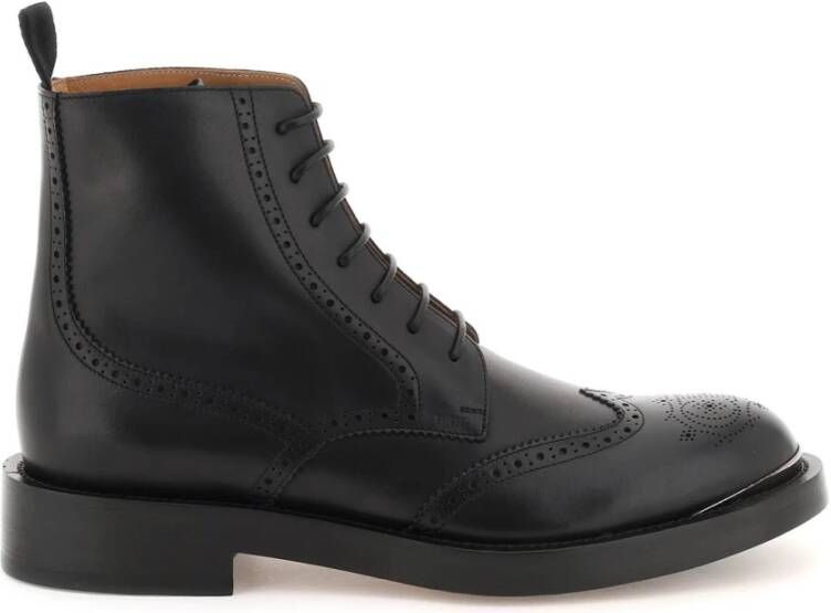 Dior Lace-up Boots Black Heren